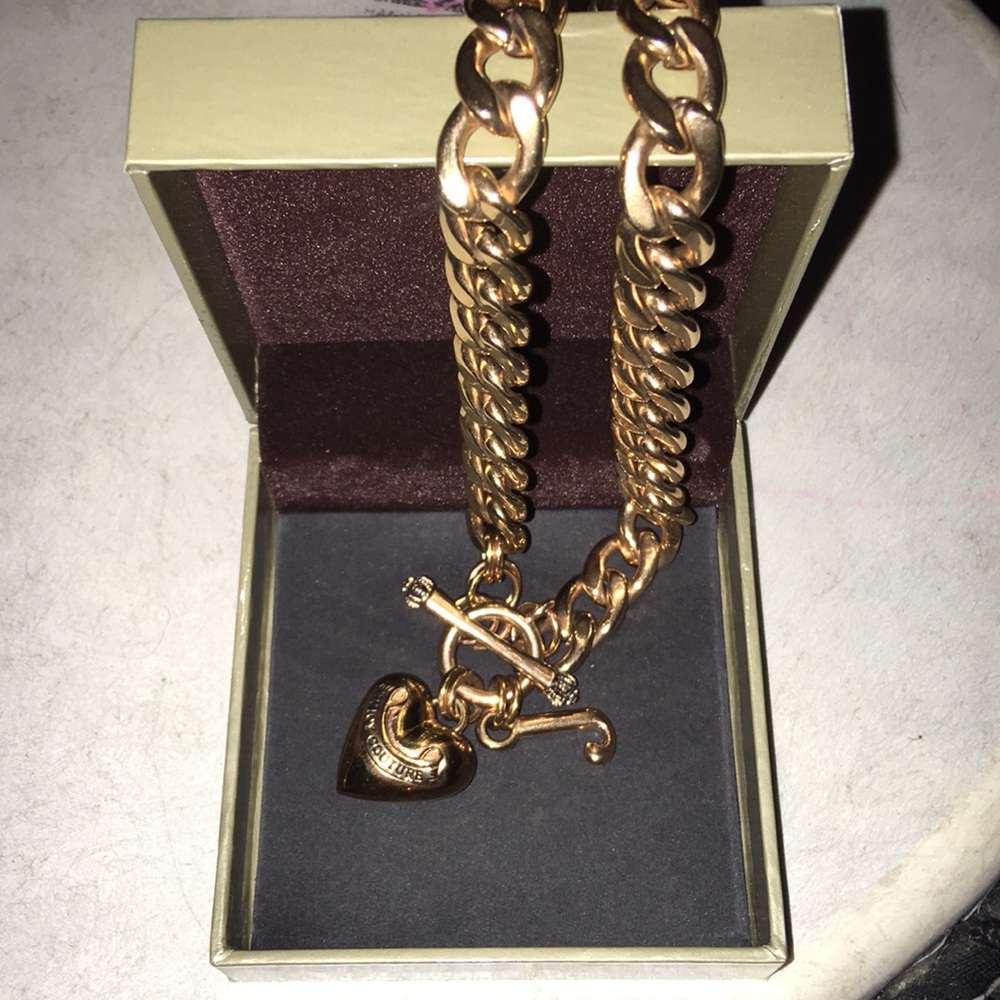 Rose Gold Juicy Couture Necklace